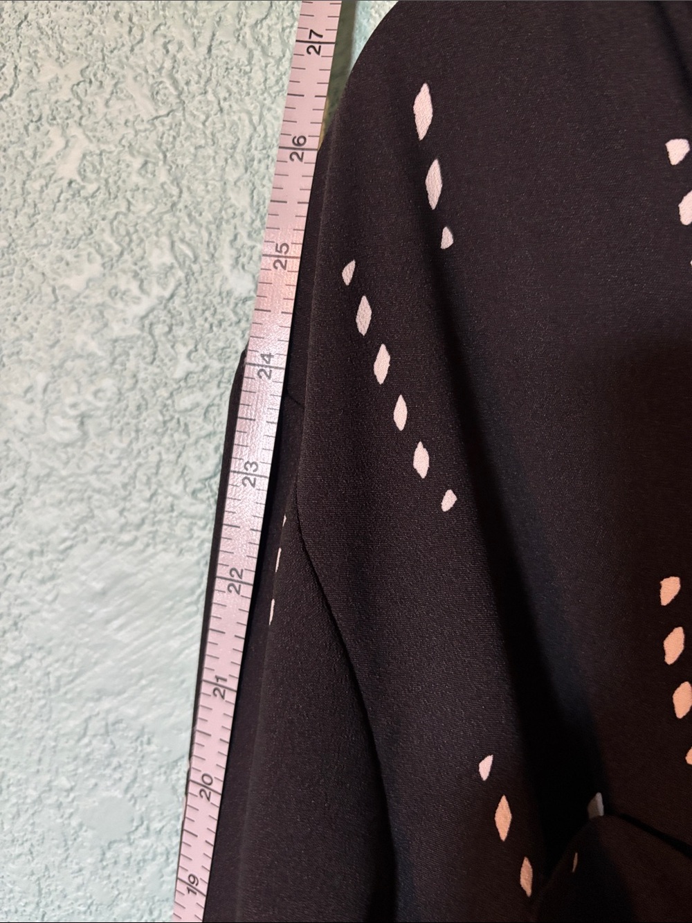 Ann Taylor Factory Black Patterned Long-Sleeve Shift Dress Women’s XL - like new - Picture 7 of 7